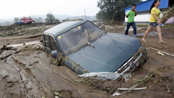 [사진] 중국 랴오닝성 폭우 및 홍수피해