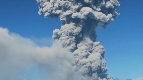 [사진] 일본 사쿠라지마 화산 폭발, ‘불안감 확산’