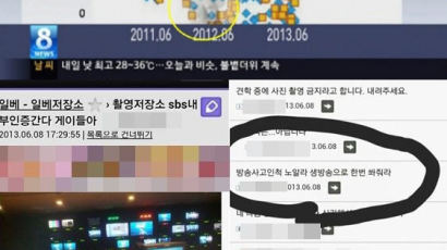 SBS 뉴스 방송사고, "일베에 예고됐던 것?… 논란 확산"