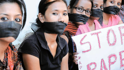 [사진] "성폭행 대책을" 인도 사진기자들 시위