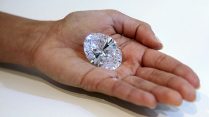 [사진] 300억원 이상되는 118캐럿 크기 다이아몬드
