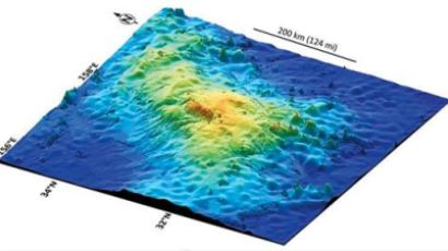 슈퍼 화산 발견, 일본 동쪽 1600km 거리…거대한 크기 