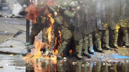 [사진] 칠레 독재잔재 청산요구 시위