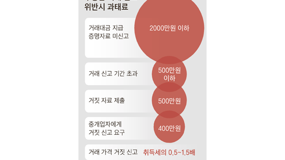 부동산 거래 허위신고 828명에 과태료 26억