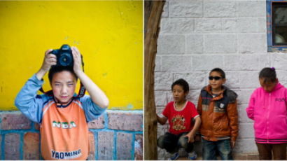 [사진] 티벳의 맹인어린이들이 카메라로 찍은 장면은?