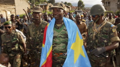 [사진] 콩고 정부군 반군 거점인 부나가나 탈환