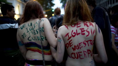 [사진] '무지개 빛 행렬' 아르헨티나 동성애 지지 행진