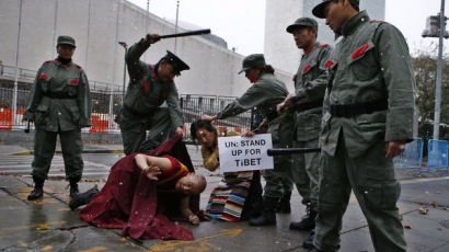 [사진] ‘티베트의 자유를 요구한다’