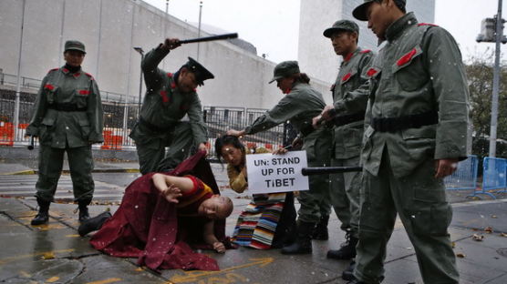 [사진] ‘티베트의 자유를 요구한다’