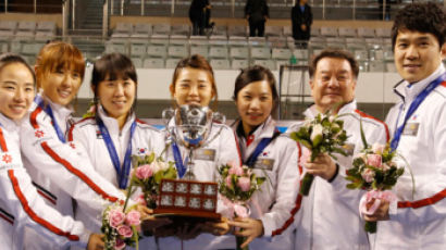 여자컬링, 아시아·태평양 선수권 중국에 역전 우승