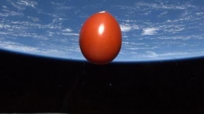 우주 토마토, 둥둥 떠 있는 거대 ‘토마토’ 합성 아니었다! 실체는