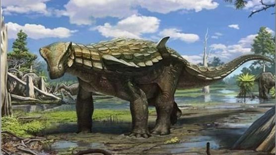 1억년 전 갑옷 공룡, "육식 공룡도 도망갈 외모…" 반전 식성