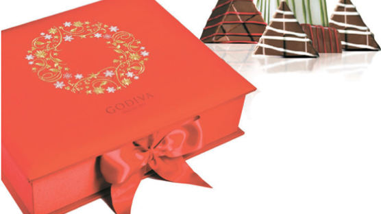 고디바와 네슬레, 앙증맞은 전나무 모양 초콜릿 … 달콤한 성탄 파티