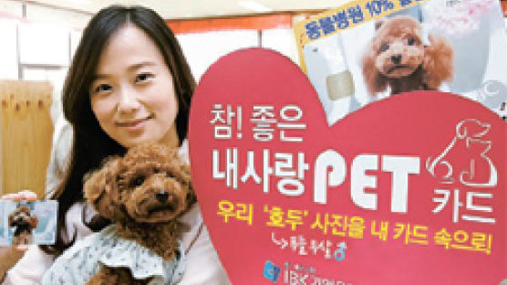 IBK기업은행 반려동물 'PET카드' 인기