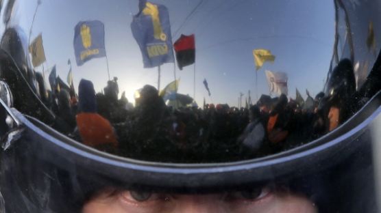 [사진] '아직 끝나지 않았어' 우크라이나 반정부시위