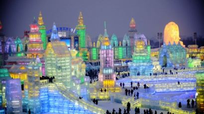 [사진] 하얼빈 국제 빙설축제 화려한 개막