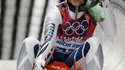 [사진 sochi] 동계올림픽 루지 첫 출전한 성은령