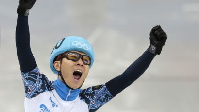 [사진 sochi] 빅토르 안(안현수) 쇼트트랙 남자 1000m 금메달