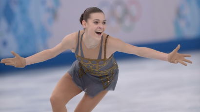 [사진 sochi] 금메달 딴 아델리나 소트니코바의 경기 모습