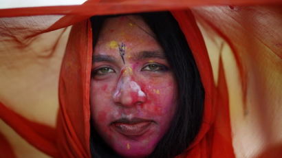 [사진] 인도 색의 축제 '라트마르 홀리'