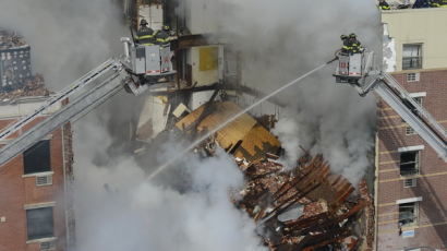 [사진] 뉴욕 맨해튼 빌딩 폭발, 붕괴