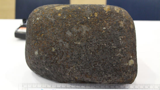 진주 네 번째 운석, 가장 큰 20KG짜리 발견