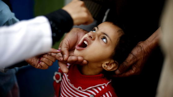 [사진] 소아마비 예방접종 캠페인