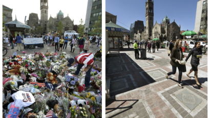 [사진] 보스턴 마라톤 테러 발생 1주년 … 지금 거리는