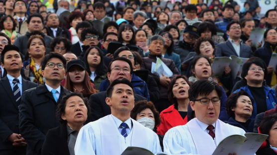 [사진] 연세대에서 열린 '2014 한국교회 부활절 연합예배' 