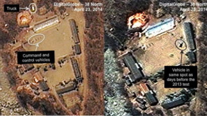 [사진] 북한 풍계리 핵실험장 위성사진 분석해 보니...