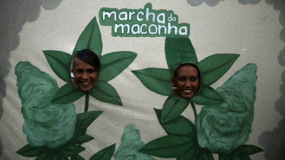 [사진] '마리화나 합법화하자!' 브라질 행진