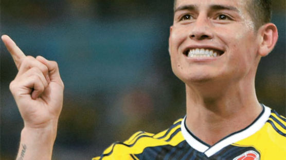 [브라질 월드컵] 콜롬비아 '어린 왕자' 메시마르 안 부럽네