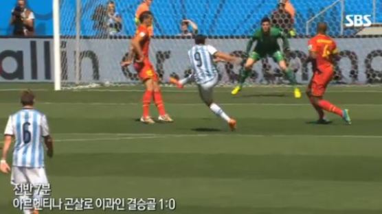 [2014 브라질] 아르헨티나 벨기에, "곤살로 이과인 결승골" 24년만에 4강 진출 