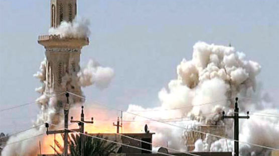 [사진] 이라크 반군, 시아파 사원 폭파