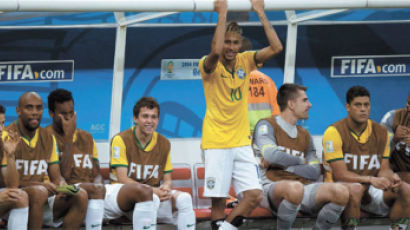 [브라질 월드컵] 네이마르, 벤치서 독일과 싸운다