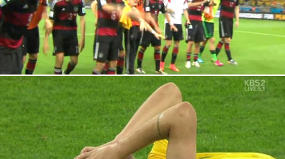 [2014 브라질] 브라질, 독일에 1-7패…역사 새로 썼다 '가장 치욕적'