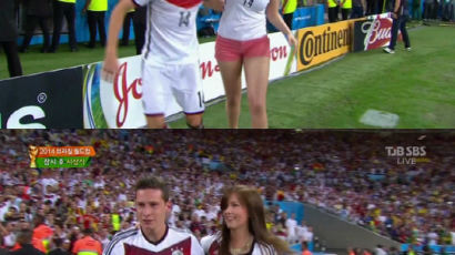 [사진] 월드컵 우승한 독일 선수들 … 여자친구 미모 화제