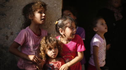 [사진] 이스라엘 공격으로 해변서 놀던 어린이 4명 사망