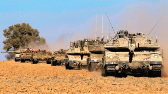 이스라엘 탱크·지상군, 가자지구 진격