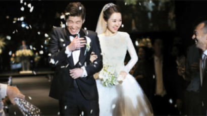 박지성·김민지 결혼, 히딩크·에브라도 축하