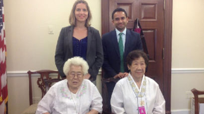 백악관과 국무부도 위안부 할머니 만나 일본 비판