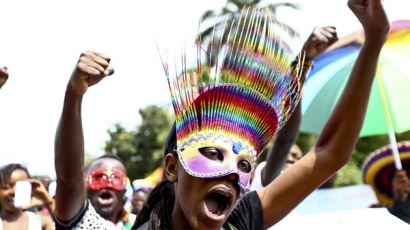 [사진] 우간다 반동성애법 발효 이후 첫 성소수자 지지 축제