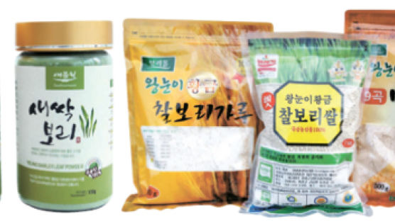 혈관질환 예방 효과 찰보리쌀, 농약 안치고 재배