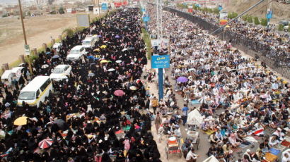 [사진] 예멘 정부 찬반 세력 대규모 시위