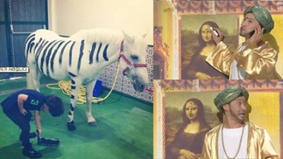 만수르 아들 미술공부 사진, ‘억수르’ 장면과 똑같아! 1500억 모나리자 그림에…