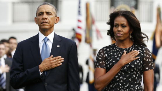 [사진] 미 9·11테러 13주년 … 오바마 “두려움에 굴복하지 말라”