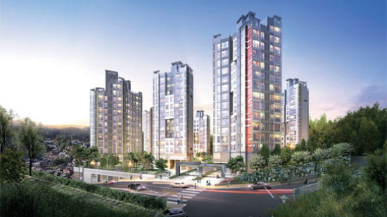 홍제 금호어울림, 녹지 넉넉한 홍제동서 7년 만에 보는 새 아파트