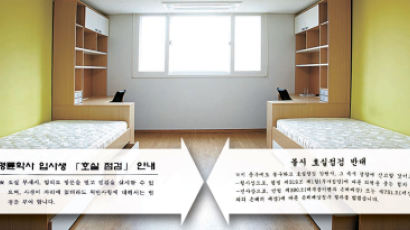 성균관대 기숙사 '불시 점검' 충돌