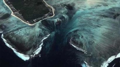 모리셔스 수중폭포, 바다 속에 있는 폭포…'정글의 법칙'에도 나와