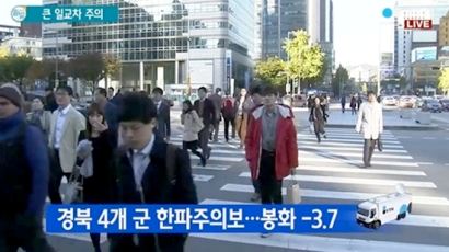 경북 일부 한파주의보…큰 일교차로 낮에는 기온 올라 '건강 관리 유의해야'